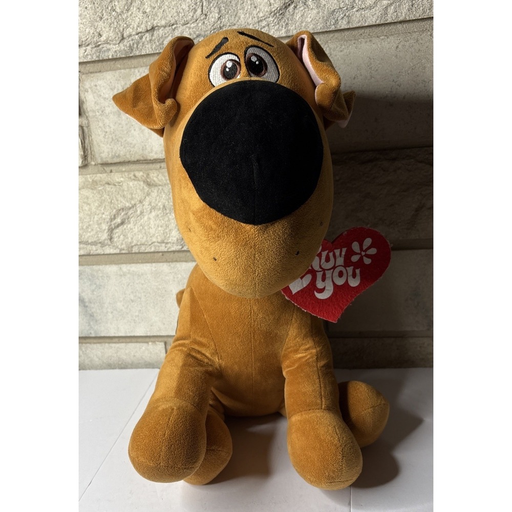 RARE Scooby Doo! Large 22" Plush Stuffed Hanna Barbera with Collar/Ruv You